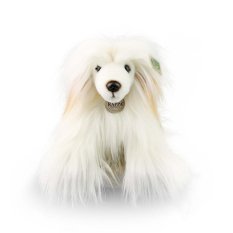 Rappa Plyschhund Kinesisk Crested - powder puff 30 cm ECO-FRIENDLY