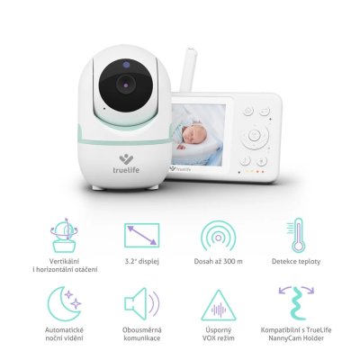 TRUELIFE Digitale Video-Babyphone NannyCam R4i