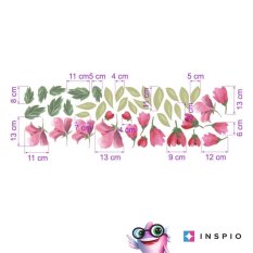 Stickers muraux - Fleurs roses