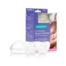 LANSINOH Contact nipple protector 2 x 24mm