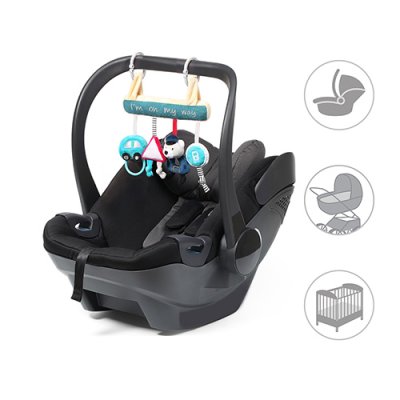 BABYONO Kinderwagensitz Ich bin auf dem Weg 0m+