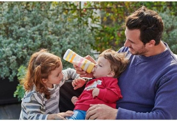 CHICCO Babyflasche Wohlfühlsilikon 330 ml Mädchen