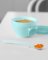 SKIP HOP Ess-Set mit Tasse, 5-teilig, Easy-Feed Mealtime Set, Blaugrün/Grau, ab 6 Monaten