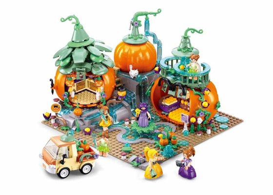 Sluban Girls Dream Pumpkin M38-B1177 Zauberhaftes Kürbisdorf