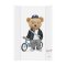 CEBA BABY Wickelauflage 2-seitig mit fester Platte (50x70) Comfort Fluffy Puffy Bart