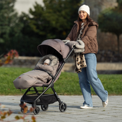 PETITE&MARS Rukávník / rukavice Furry Veritable Khaki