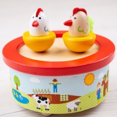 Bigjigs Toys Wooden Musical Farm Box