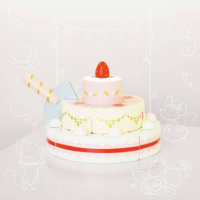 Le Toy Van Erdbeer-Hochzeitstorte