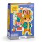 Mudpuppy Grußkarten-Puzzle Häschen mit Blumenstrauß