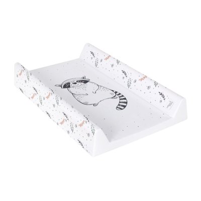 CEBA BABY Wickelauflage 2-seitig mit fester Platte (50x70) Comfort Raccoon