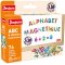 Jeujura Bunte magnetische Buchstaben 76 Stk.