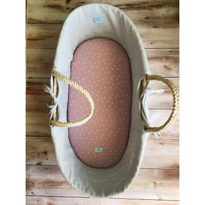 AHOJBABY Copertura per cestino Moses per bambino Grigio