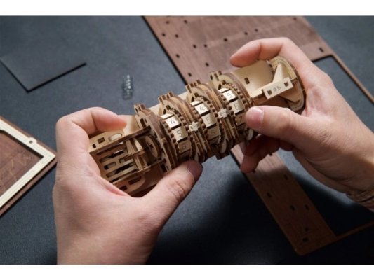 Ugears Puzzle mécanique en bois 3D Livre des secrets