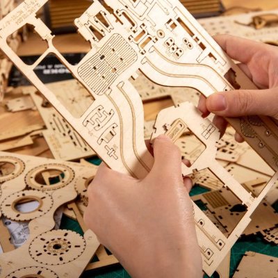 RoboTime 3D houten modelbouwpakket Raceauto