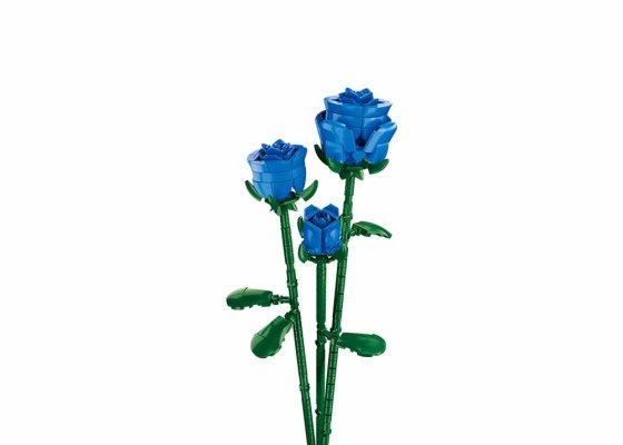 Sluban Flowers M38-B1101-11 Rose bleue dans un vase
