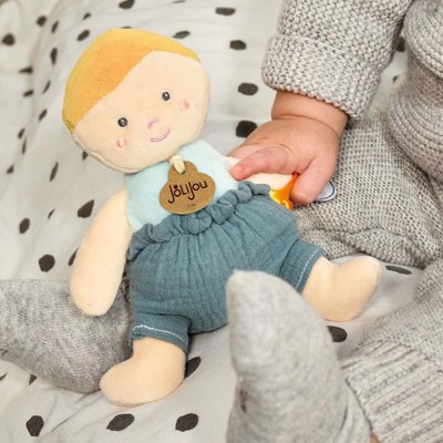 Doudou Jolijou Lalka 18 cm zielona