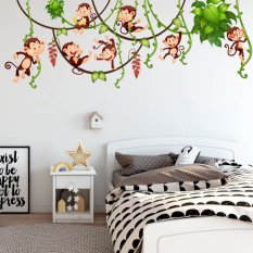 Wall stickers - In the jungle N.2 - 69 × 190 cm
