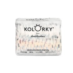 KOLORKY DAY Πάνες μίας χρήσης eco, rain&rainbow S (3-6 kg) 25 τεμ.