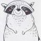 CEBA BABY Wickelauflage weich (50x70) Raccoon