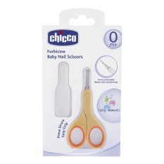 CHICCO Scissors with a round tip orange