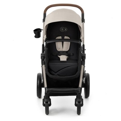 KINDERKRAFT Kombikinderwagen Moov 2 3in1 Moonlight Grey - Schaumstoffräder