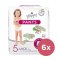 BELLA HAPPY Pants Pañal desechable bragas 5 Junior (11-18 kg) 132 uds - PAQUETE MENSUAL