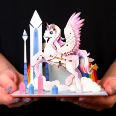 EscapeWelt 3D wooden puzzle Unicorn