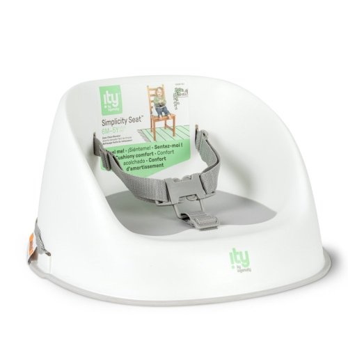 INGENUITY Poduszka na krzesło do jadalni Ity Simplicity Siedzisko Easy Clean Booster Szare do 15 kg