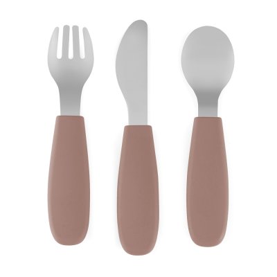 PETITE&MARS Sada příborů s nerezové oceli Take&Match Velvet Latte 12m+