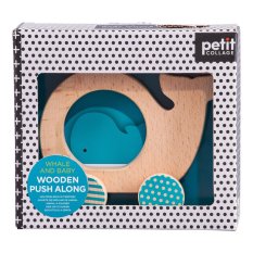 Petit Collage Wieloryb z młodym na kółkach