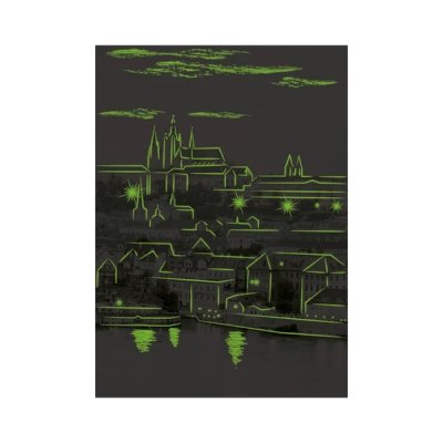 Dino Puzzle Hradczany neon 1000 elementów