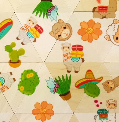 Hess Puzzle mozaika Lama 24 elementy