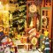 RoboTime Puzzle 3D Suporte para Livros Miniatura de Casa Alameda de Natal