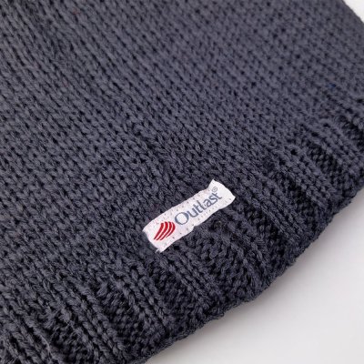 Pletena gladka otroška ruta LA Outlast ® - antracit