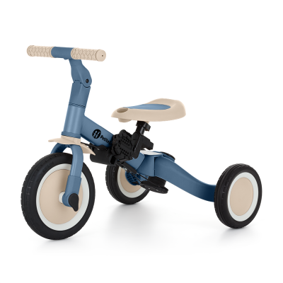 PETITE&MARS Tříkolka multifunkční 5v1 Turbo Ocean Blue