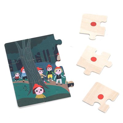 Vilac Holzpuzzle Däumling 4 in 1