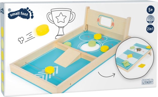 small foot Igra 2u1 Cornhole i stolni hokej Active