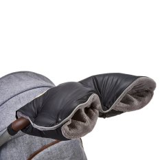 Manchon pour poussette - noir/gris