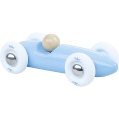 Vilac Houten auto mini Grand Prix vintage lichtblauw