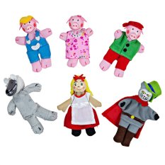 Bigjigs Toys Fingerpuppen Märchenfiguren