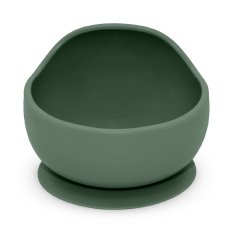 PETITE&MARS Miska silikónová s prísavkou Take&Match Misty Green 6m+