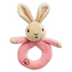 Hochet arc-en-ciel anneau lapin Pierre Lapin & Jeannot Lapin 1 pc