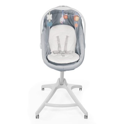 CHICCO Baby Hug 4 v 1 posteljica/ležalnik/stol - Grey Re_Lux