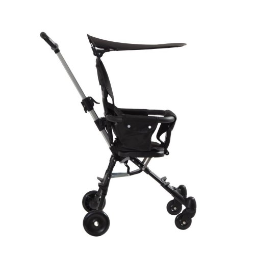 Potovalni otroški voziček - Črn