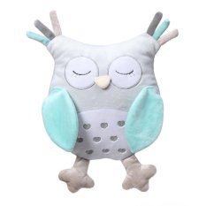 BABYONO Peluche hibou Sofia bleu