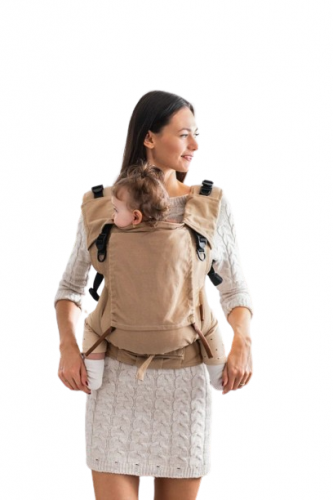 Baby carrier Be Lenka 4ever Neo - Solid color - Brown