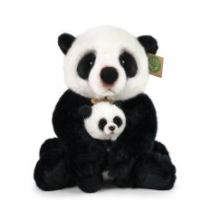 Rappa Panda di peluche con cucciolo 27 cm ECO-FRIENDLY