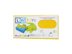L-W Toys Placa de Construção - JUNIOR 16x32 pontos amarela