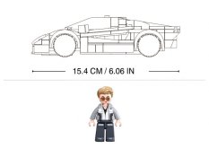 Sluban Model Bricks M38-B1127 Športni avto 2002