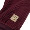 Cordhose mit Saum - Burgunderrot